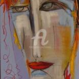 Peinture intitulée "Femme2010" par Ica Saez, Œuvre d'art originale