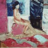 Painting titled "Life painting" by Ida-Rally, Original Artwork, Oil