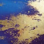 Pittura intitolato "golden rain #XXVIII" da Ilgvars Zalans, Opera d'arte originale, Acrilico