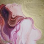 Painting titled "Feminine Mystery" by Inés Honfi, Original Artwork