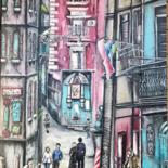 Painting titled "Missing European al…" by Inessa Ivascanin, Original Artwork, Acrylic