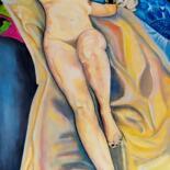 Pittura intitolato "La Serenidad" da Inna Chery, Opera d'arte originale, Acrilico Montato su Telaio per barella in legno