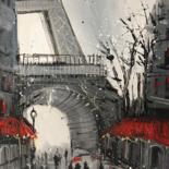 Malerei mit dem Titel "Paris C01N03" von Irina Rumyantseva, Original-Kunstwerk, Acryl