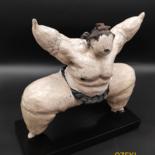Sculpture titled "0zeki" by Laurence Schlimm Boland, Original Artwork, Ceramics