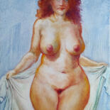 Pintura intitulada "Rondeurs / Curves" por Isabel Mahe, Obras de arte originais, Óleo