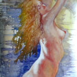Peinture intitulée "Venise" par Isabel Mahe, Œuvre d'art originale, Huile Monté sur Autre panneau rigide