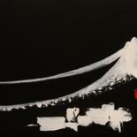 Peinture intitulée "Sixième sens" par Isabel Ollange, Œuvre d'art originale, Huile