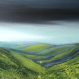Painting titled "Rolling Hills" by Isabelle Amante, Original Artwork, Oil