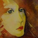 Painting titled "femme rêve" by Isabelle Seruch Capouillez, Original Artwork