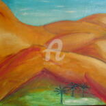 Peinture intitulée "Dunes" par Isabelle Blot, Œuvre d'art originale, Huile Monté sur Châssis en bois
