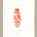 Printmaking titled "33) 4/11 Je suis ro…" by Isis Bi M, Original Artwork, Engraving