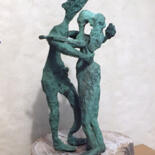 Escultura intitulada "264) Le couple Amo" por Isis Bi M, Obras de arte originais, Bronze