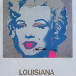 Impressões e gravuras intitulada "Andy Warhol HANDSIG…" por Juan Angel Fernandez, Obras de arte originais, Serigrafia