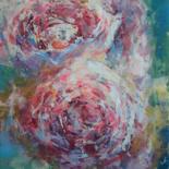 Painting titled "Spring touch" by Janetta Klemens, Original Artwork, Acrylic