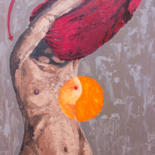 Peinture intitulée "Dropped it" par Jaune Lacouleur, Œuvre d'art originale, Acrylique