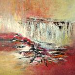 Peinture intitulée "Cascade - Abstrait" par Lebreton-Hays, Œuvre d'art originale, Huile