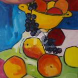 Painting titled "Composition de frui…" by Jean-Claude Penet, Original Artwork, Acrylic