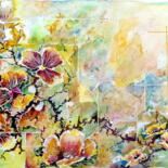 Peinture intitulée "Floréal" par Jean Jourdan, Œuvre d'art originale, Aquarelle