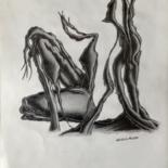 Dessin intitulée "Étude arbrologique 6" par Jean-Luc Coulaud, Œuvre d'art originale, Crayon