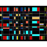 Arts numériques intitulée "Squares and not ful…" par Jean Paul Pierozzi, Œuvre d'art originale, Peinture numérique