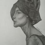 Dessin intitulée "Mujer 2" par Jennifer Lopez, Œuvre d'art originale, Graphite