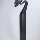 Скульптура под названием "Yes-man - kinetic s…" - Jiri Genov, Подлинное произведение искусства, Металлы