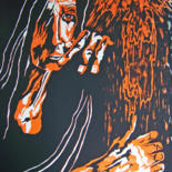 Printmaking titled "Anasazi: Ancestor #…" by Jo Moore, Original Artwork, Screenprinting