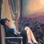 Painting titled "Charlotte" by Dao, Original Artwork, Oil