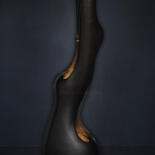 Design titled "Stalagmite noire" by Joël Bartz, Original Artwork, Luminaire