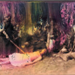 Malerei mit dem Titel "Tod" von Jörg Herold, Original-Kunstwerk, Manipulierte Fotografie