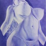 Drawing titled "Nude arte" by José Agube, Original Artwork, Ballpoint pen