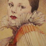 Desenho intitulada "Maquillages" por José Garcia (GARBEL), Obras de arte originais, Tinta