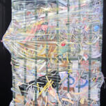Pintura titulada "Gabia de papers" por Josep Maria Fontanet Sureda, Obra de arte original, Oleo Montado en Bastidor de camil…