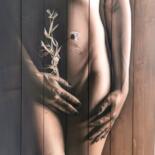 Peinture intitulée "Sensualité" par Jrbrush, Œuvre d'art originale, Aérographe Monté sur Châssis en bois