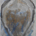 Painting titled "urn" by June Stapleton, Original Artwork, Oil