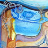 Painting titled "VISTA 2" by Juan Luis Gandulfo, Original Artwork, Acrylic Mounted on Wood Stretcher frame