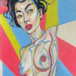 Malerei mit dem Titel "Contemporary woman…" von Julia Brinkfrau, Original-Kunstwerk, Acryl