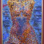 Painting titled "FEMININ SACREE" by J.Villar, Original Artwork