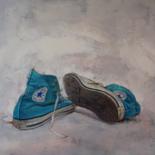 Painting titled "Converse I" by Jose Vicente Cascales Mascarell, Original Artwork, Oil