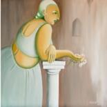 Painting titled "fatsos- 1 oil on ca…" by Kamal Devnatha, Original Artwork