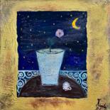 Malarstwo zatytułowany „Silent Night” autorstwa Kamila Polak, Oryginalna praca, Olej