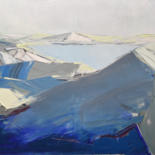 Pittura intitolato "Mountains 11" da Kariko Ono, Opera d'arte originale, Olio