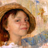Painting titled "Lika" by Andrei Kartashov, Original Artwork, Oil