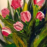 Painting titled "Tulipes" by Kate_art, Original Artwork, Acrylic