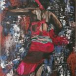 Peinture intitulée "Danseuse africaine" par Kate_art, Œuvre d'art originale, Acrylique