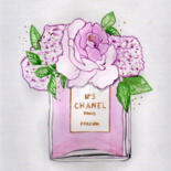 Peinture intitulée "Coco chanel  parfum…" par Katwrina Golban, Œuvre d'art originale, Aquarelle