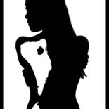 Digital Paint : Black & White by L Kerval