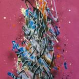 Peinture intitulée "Purple 2020" par Kesa Graffiti, Œuvre d'art originale, Bombe aérosol