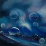 绘画 标题为“Blue droplet” 由Koki, 原创艺术品, 油