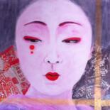 Schilderij getiteld "Maiko 3" door Koki, Origineel Kunstwerk, Acryl